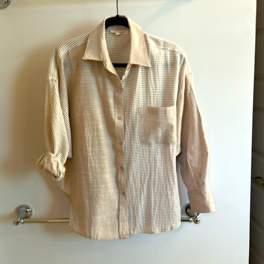 Grade & Gather Linen blouse S